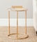 Shay Accent Table in Gold & Mirror